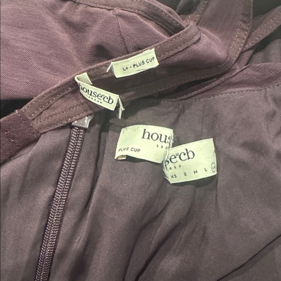 NWOT House of CB 'Safiya' Long Sleeve Cocktail maxi gown sz XL plus cup - Picture 7 of 8